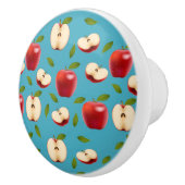 Red Apple Pattern Keramikknauf (Rechts)