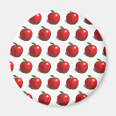 Red Apple Pattern Magnet (Vorne)