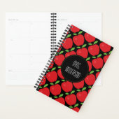 Red Apple Pattern, Personalisiert Teacher Planer (Anzeige)