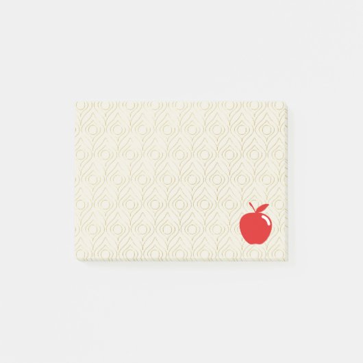 Red Apple Post-it Notes Post-it Klebezettel (Vorderseite)