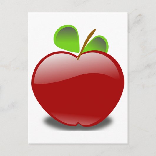 RED APPLE Postcard Postkarte (Vorderseite)