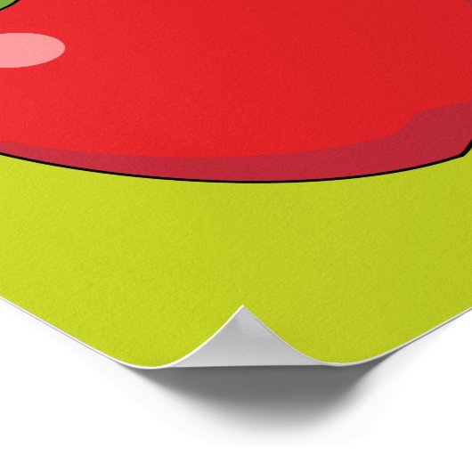 Red Apple Poster (Ecke)
