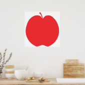 Red Apple. Poster (Küche)