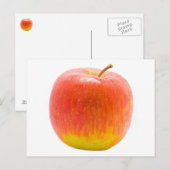 Red Apple Postkarte (Vorne/Hinten)
