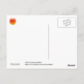 Red Apple Postkarte (Rückseite)