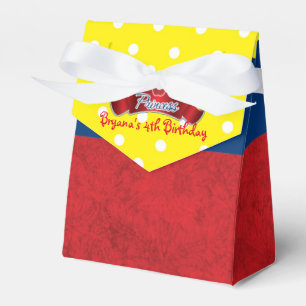 Red Apple Princess Birthday Party Gunst Box Geschenkschachtel