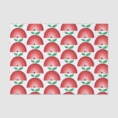 Red Apple Rainbow Pattern Seidenpapier (Vorderseite)