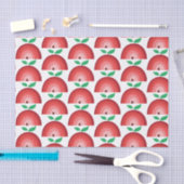 Red Apple Rainbow Pattern Seidenpapier (Handwerk)