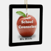 Red Apple School Counselor Weihnachtsschmuck (Rechts)