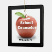Red Apple School Counselor Weihnachtsschmuck (Links)
