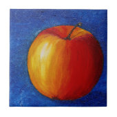 Red Apple - Stillleben Fliese (Vorderseite)