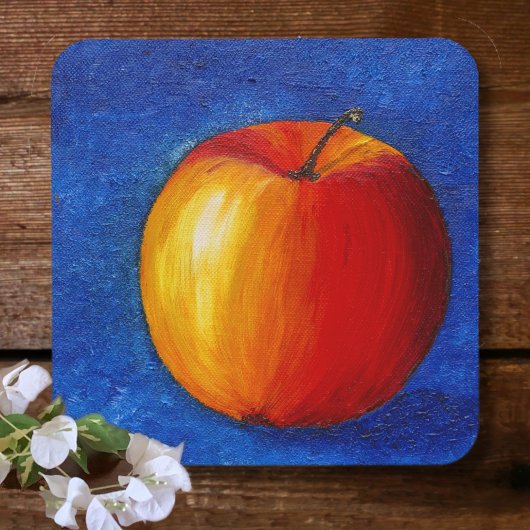 Red Apple - Stillleben Getränkeuntersetzer