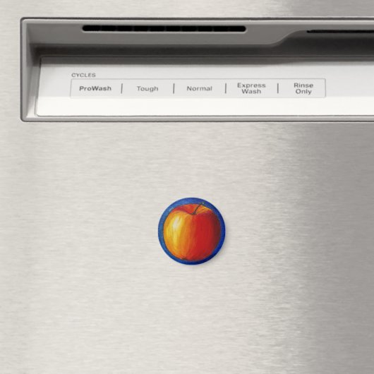 Red Apple - Stillleben Magnet (In Situ (Geschirrspüler))