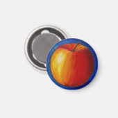 Red Apple - Stillleben Magnet (Vorderseite/Rückseite)
