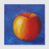 Red Apple - Stillleben Magnetkarte (Vorderseite)