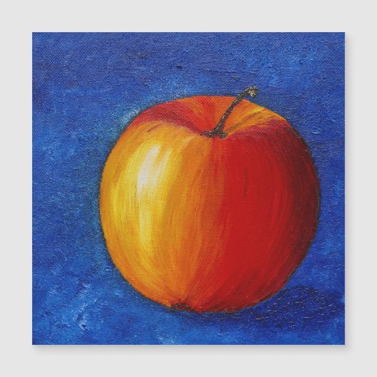 Red Apple - Stillleben Magnetkarte (Vorderseite)