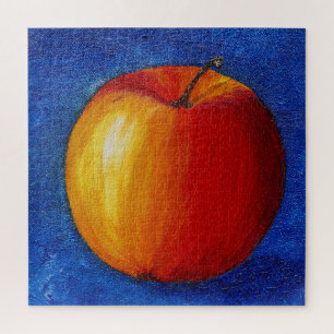 Red Apple - Stillleben MalCanvas drucken Puzzle