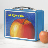 Red Apple - Stillleben Metall Brotdose (Beispiel)