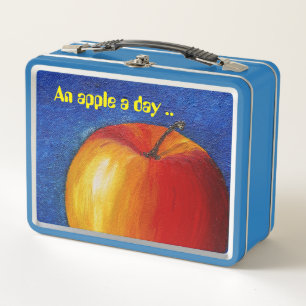 Red Apple - Stillleben Metall Brotdose