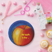 Red Apple - Stillleben Pappteller (Party)