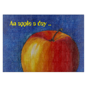 Red Apple - Stillleben Schneidebrett