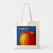 Red Apple - Stillleben Tragetasche (Rückseite)