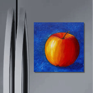 Red Apple - Stilllebenmalerei Magnet