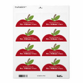 Red Apple Teacher Buchzeichen für das Klassenzimme (Vorne)