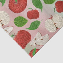Red Apple Tissue Paper, Cute Apple Print Seidenpapier