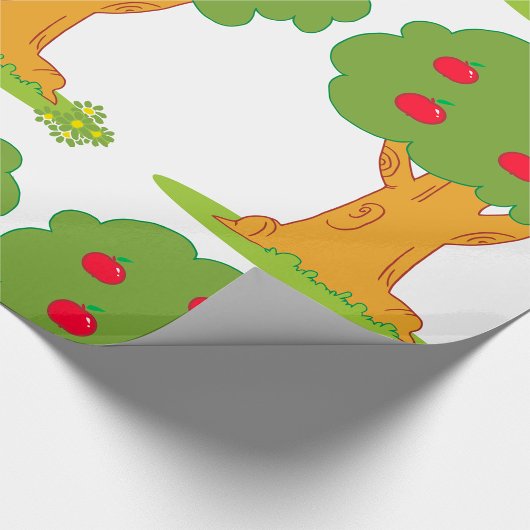 Red Apple Tree Geschenkpapier