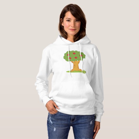 Red Apple Tree Hoodie (Vorne ganz)