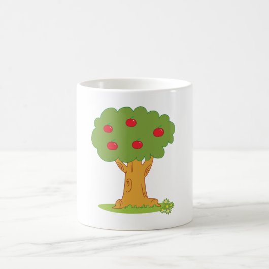 Red Apple Tree Kaffeetasse (Mittel)