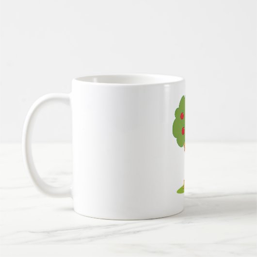 Red Apple Tree Kaffeetasse (Links)