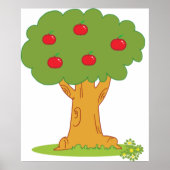 Red Apple Tree Poster (Vorne)