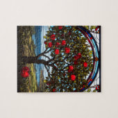 Red Apple Tree Puzzle (Horizontal)