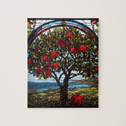 Red Apple Tree Puzzle (Vertikal)