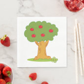 Red Apple Tree Serviette (Beispiel)
