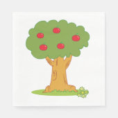 Red Apple Tree Serviette (Vorderseite)