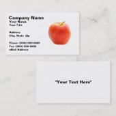 Red Apple Visitenkarte (Vorne/Hinten)