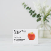 Red Apple Visitenkarte (Stehend Vorderseite)