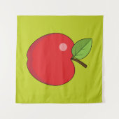 Red Apple Wandteppich (Vorderseite (Horizontal))