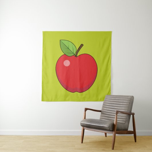 Red Apple Wandteppich (Beispiel)