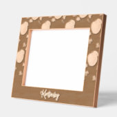 Red apples and leaves on black geätzte rahmen (Links)