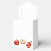 Red Apples Baby Dusche Fevor Boxen Geschenkschachtel (Geöffnet)