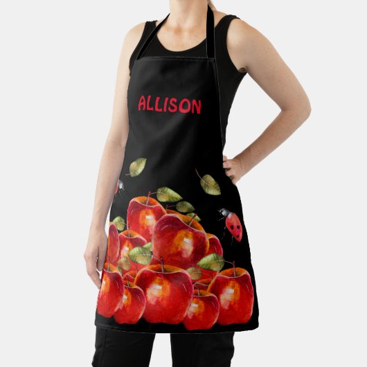 Red Apple's Black Schürze (InSitu)
