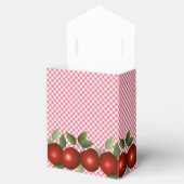 Red Apples Fruit Gingham Geschenkschachtel (Geöffnet)