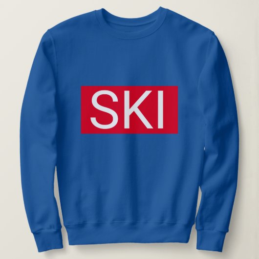 Red Apres Ski Sweatshirt (Design vorne)