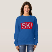 Red Apres Ski Sweatshirt (Vorne ganz)