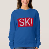 Red Apres Ski Sweatshirt (Vorderseite)