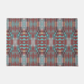 Red Aqua Aquamarines Türkis Fußmatte (Vorderseite)